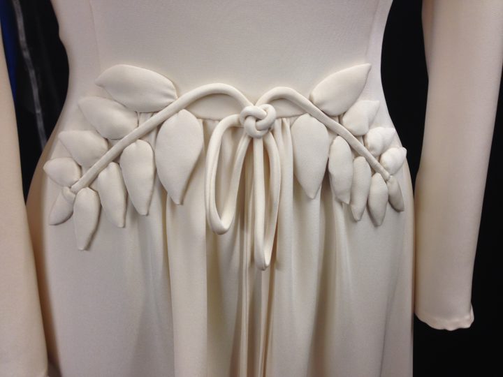 Thomas von Nordheim – Wedding dress in cream triple silk crepe